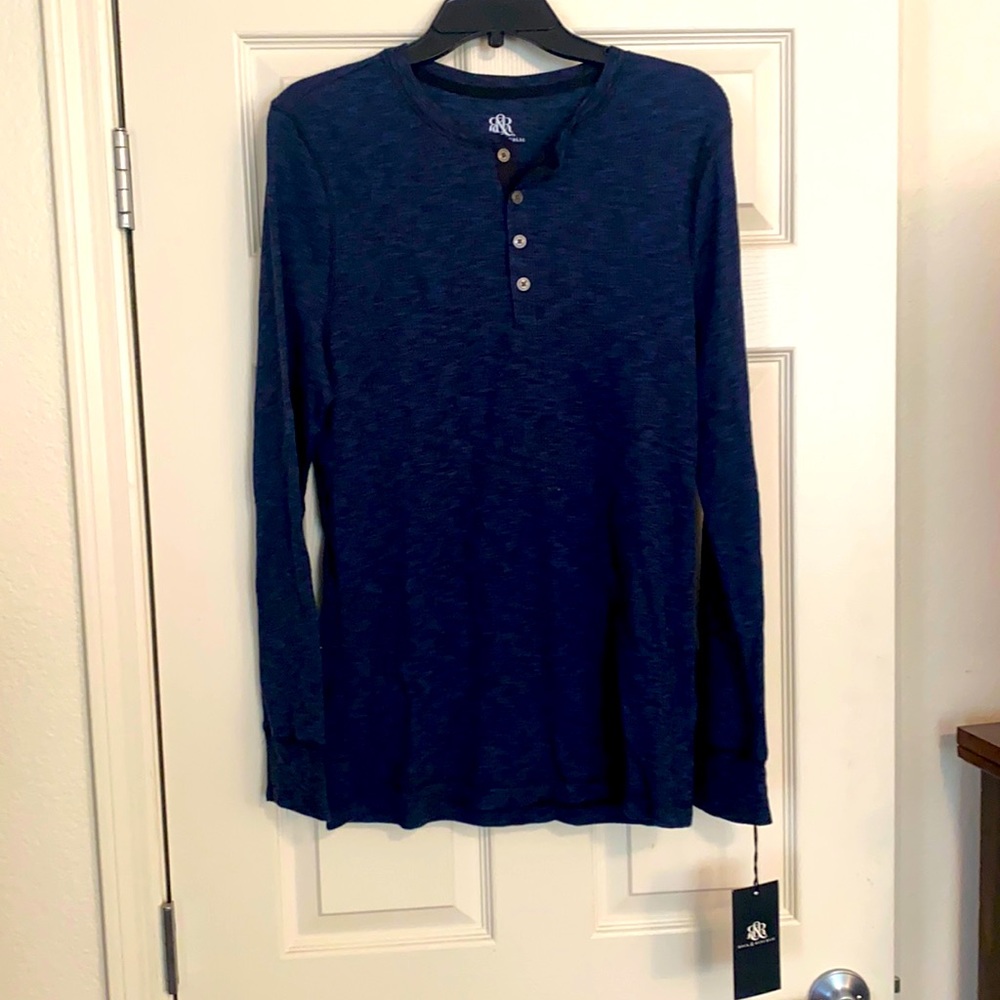 Rock & Republic men’s Blue pullover size L